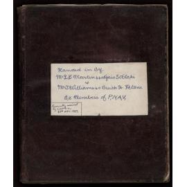 Petone Naval Artillery Volunteers : Minute Book