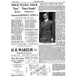 Royalty Visits the Hutt