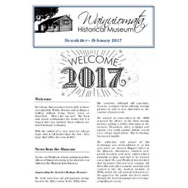 Newsletter (Wainuiomata Historical Museum) February 2017