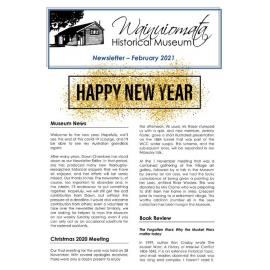 Newsletter (Wainuiomata Historical Museum) February 2021