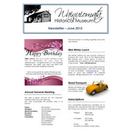 Newsletter (Wainuiomata Historical Museum) June 2012
