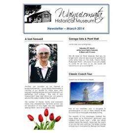 Newsletter (Wainuiomata Historical Museum) March 2014