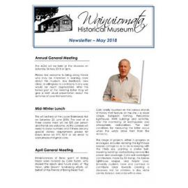 Newsletter (Wainuiomata Historical Museum) May 2018