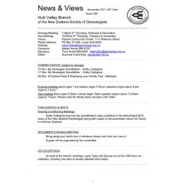 Newsletter (NZ Society of Genealogists, Hutt Valley Branch) 295