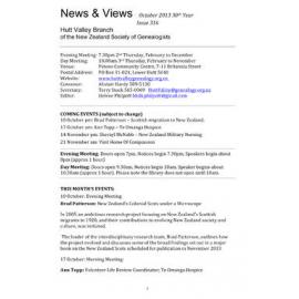 Newsletter (NZ Society of Genealogists, Hutt Valley Branch) 316