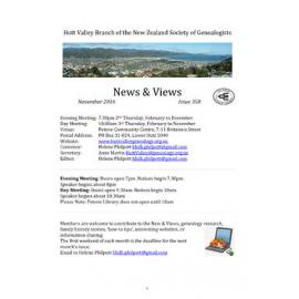 Newsletter (NZ Society of Genealogists, Hutt Valley Branch) 350