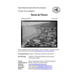 Newsletter (NZ Society of Genealogists, Hutt Valley Branch) 352
