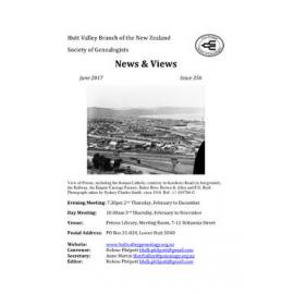 Newsletter (NZ Society of Genealogists, Hutt Valley Branch) 356