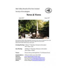 Newsletter (NZ Society of Genealogists, Hutt Valley Branch) 357