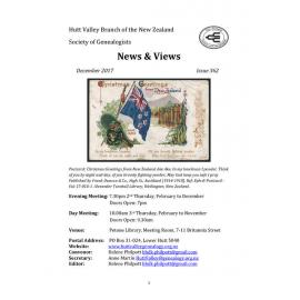 Newsletter (NZ Society of Genealogists, Hutt Valley Branch) 362