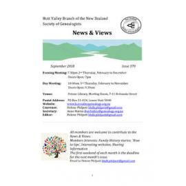 Newsletter (NZ Society of Genealogists, Hutt Valley Branch) 370