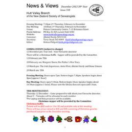 Newsletter (NZ Society of Genealogists, Hutt Valley Branch) 318