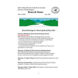 Newsletter (NZ Society of Genealogists, Hutt Valley Branch) 386