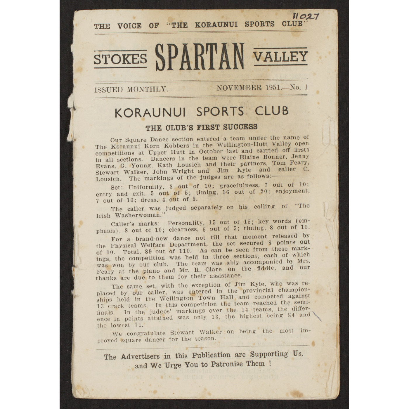 Publication 009: Stokes Valley Spartan