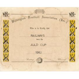 Lower Hutt City Association Football Club - 1960's