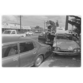 Four car pile up in Hutt