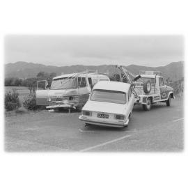 Accident lands two in hospital