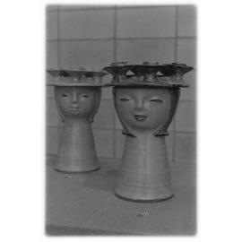 Pottery display at Dowse Art Gallery