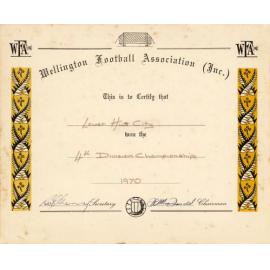 Lower Hutt Association Football Club - 1970's