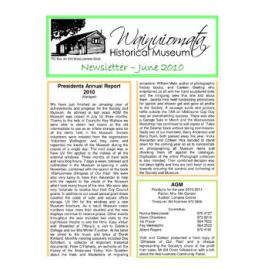 Newsletter (Wainuiomata Historical Museum) June 2010