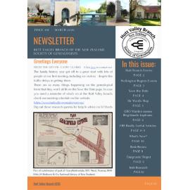 Newsletter (NZ Society of Genealogists Hutt Valley Branch)