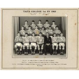 Taita College 1st XV 1965