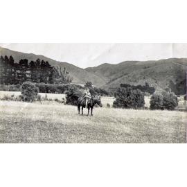 Eric Thompson on Horse circa 1920