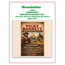 Newsletter of the Lower Hutt Historical Society (Nov 2025)