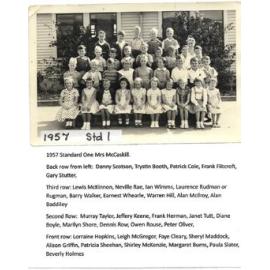Taita Central School class photo 1957, Standard 1