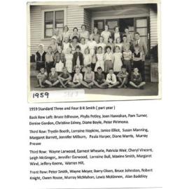 Taita Central School class photo 1959, Standards 3 & 4