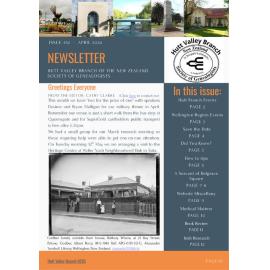 Newsletter (NZ Society of Genealogists Hutt Valley Branch)