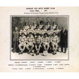 Naenae Old Boys Rugby Club Senior Third 1971