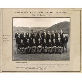 Naenae Old Boys' Rugby Football Club Tour of Samoa 1963