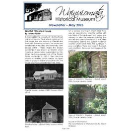 Newsletter (Wainuiomata Historical Museum) May 2026