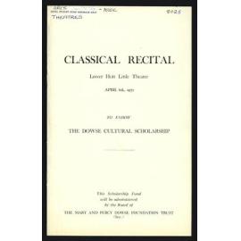 Classical Recital 
