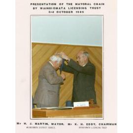Presentation of the Mayoral Chain 