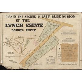 Plan of the Second & Last Subdivision of the Lynch Estate