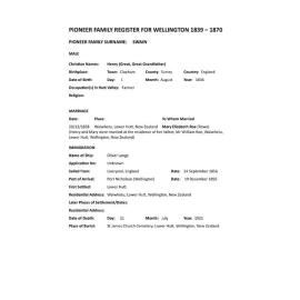 Pioneer family register:  Swain