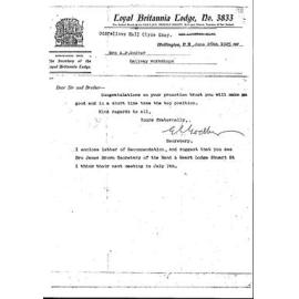 Loyal Britannia Lodge, No. 3833