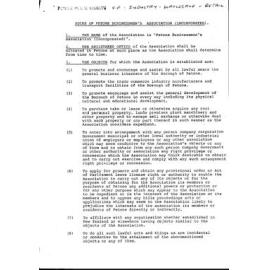 Rules of Petone Businessmen's Association