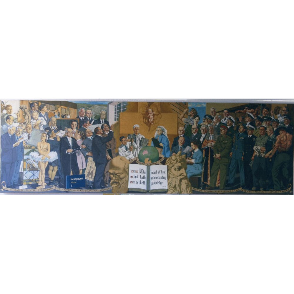 Human Endeavour Mural : Key to Models