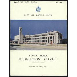 Town Hall Dedication Service