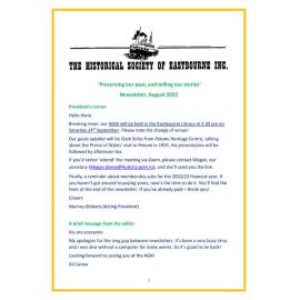 Newsletter (Historical Society of Eastbourne)