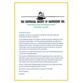 Newsletter (Historical Society of Eastbourne)