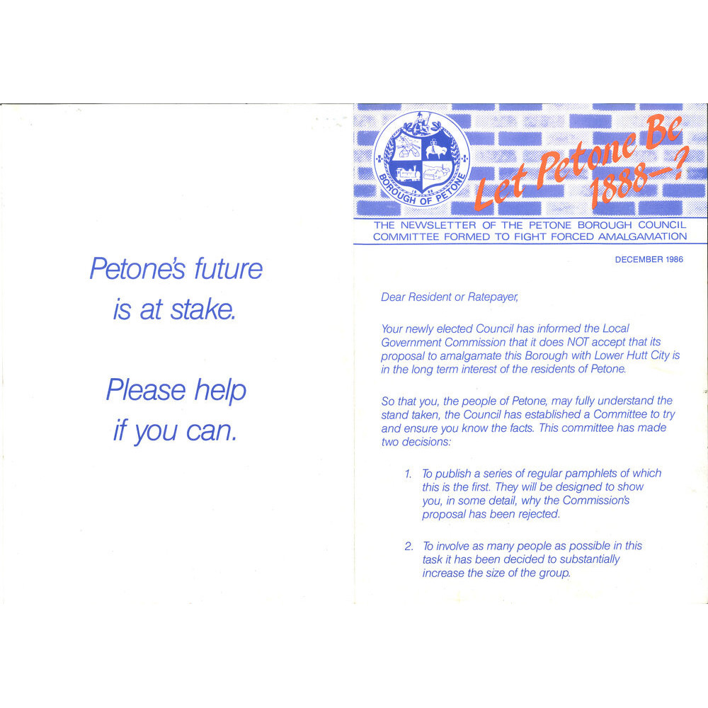 Publication 012 - Let Petone Be 1988-?
