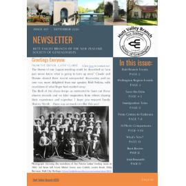 Newsletter (NZ Society of Genealogists Hutt Valley Branch)