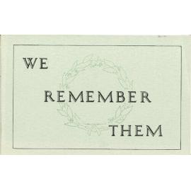 We Remember Therm : a Call to Sacrifice