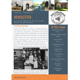 Newsletter (NZ Society of Genealogists Hutt Valley Branch)