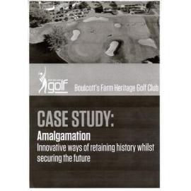 Case Study : Amalgamation 