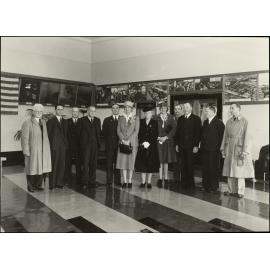 Eleanor Roosevelt visits the Ford factory